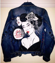 Load image into Gallery viewer, Hand-Painted Denim Jacket 1