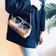 Load image into Gallery viewer, Vintage 1950’s Fur Clutch/ Cross-body
