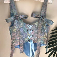将图片加载到图库查看器,Floral Fringe Underbust Corset