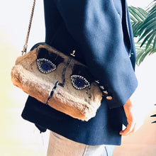 Load image into Gallery viewer, Vintage 1950’s Fur Clutch/ Cross-body