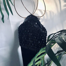 Load image into Gallery viewer, Vintage 1980’s Lucite Beaded Floor-Fringe Bag