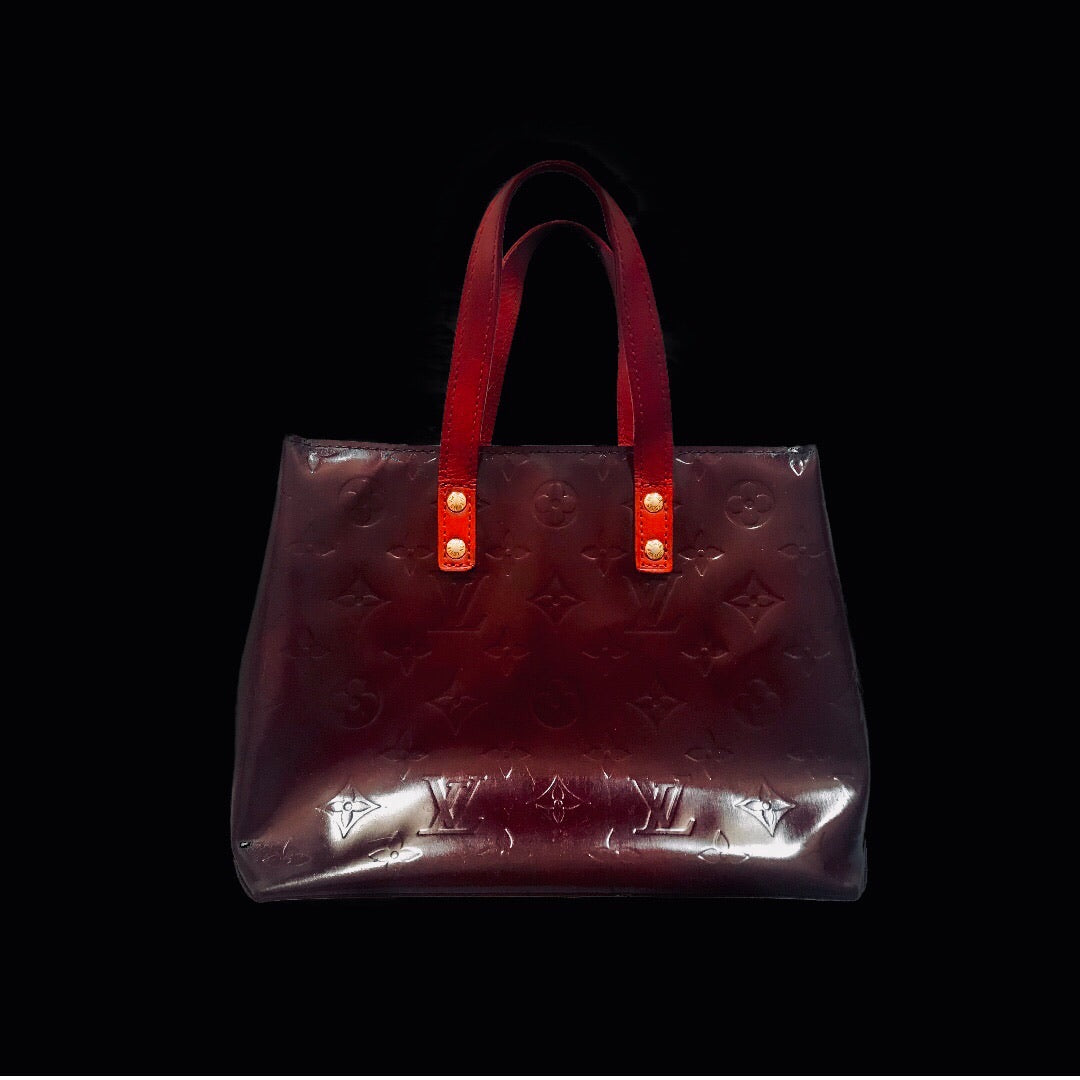 vernis leather handbag