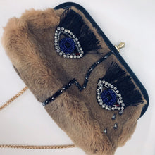 Load image into Gallery viewer, Vintage 1950’s Fur Clutch/ Cross-body