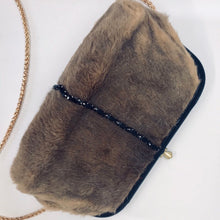 Load image into Gallery viewer, Vintage 1950’s Fur Clutch/ Cross-body
