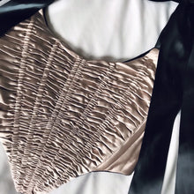 将图片加载到图库查看器,Ruched Bodice Satin Corset