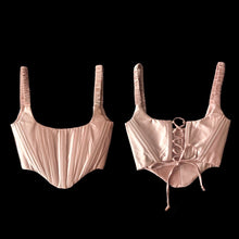 Load image into Gallery viewer, Double-Sided Duchess Satin Corset