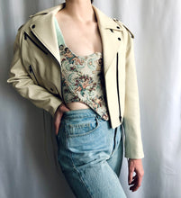 Load image into Gallery viewer, Upcycled Cherub Tapestry Overbust Corset