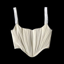 Load image into Gallery viewer, Creamy Moire Ballet Corset