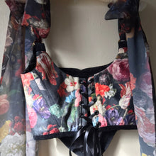 将图片加载到图库查看器,Rococo Still Life Velvet Ballet Corset