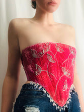 Load image into Gallery viewer, Strapless Silk Wrap Corset