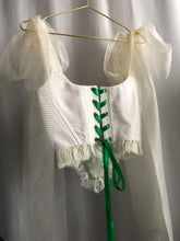 Load image into Gallery viewer, Hand Embroidered Garden Corset