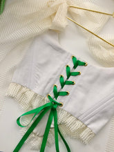 Load image into Gallery viewer, Hand Embroidered Garden Corset