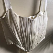 Load image into Gallery viewer, Creamy Moire Ballet Corset