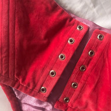将图片加载到图库查看器,Strapless Velvet Bow Corset