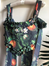 Load image into Gallery viewer, The ruffled citrus corset