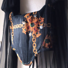将图片加载到图库查看器,The Baroque Jewel Velvet Corset