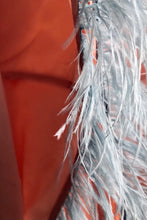 Load image into Gallery viewer, Peach Feather Caftan