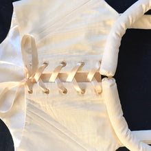 Load image into Gallery viewer, Creamy Moire Puff Corset