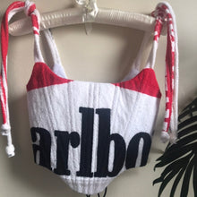 Load image into Gallery viewer, Vintage Marlboro Beach Towel Corset