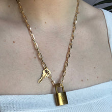 Load image into Gallery viewer, Reworked Authentic Vintage LV Lock Pendant