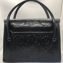 Load image into Gallery viewer, Vintage 1970’s Embossed Leather Handbag