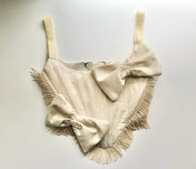 Load image into Gallery viewer, Ivory Fringe Overbust - S