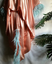 Load image into Gallery viewer, Peach Feather Caftan