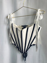 Load image into Gallery viewer, Cord & Pearls Corset