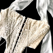 Load image into Gallery viewer, Faux Persian Lamb Fur Overbust Corset
