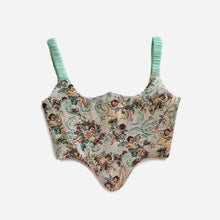 Load image into Gallery viewer, Upcycled Cherub Tapestry Overbust Corset
