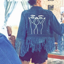 Load image into Gallery viewer, Hand-Painted Denim Jacket 2