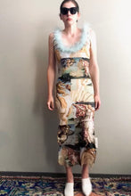 Load image into Gallery viewer, VENUS RTW: Venus Feather Tube Dress