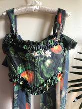 Load image into Gallery viewer, The ruffled citrus corset