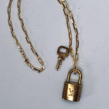 Load image into Gallery viewer, Reworked Authentic Vintage LV Lock Pendant