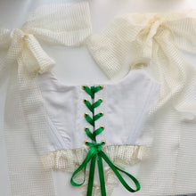 Load image into Gallery viewer, Hand Embroidered Garden Corset