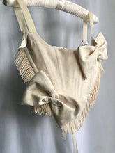 Load image into Gallery viewer, Ivory Fringe Overbust - S