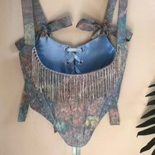 将图片加载到图库查看器,Floral Fringe Underbust Corset