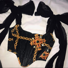 将图片加载到图库查看器,The Baroque Jewel Velvet Corset
