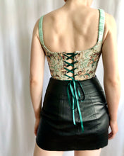 Load image into Gallery viewer, Upcycled Cherub Tapestry Overbust Corset