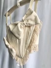 Load image into Gallery viewer, Ivory Fringe Overbust - S