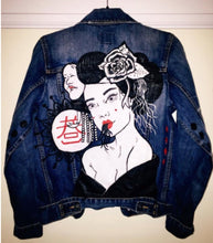 Load image into Gallery viewer, Hand-Painted Denim Jacket 2
