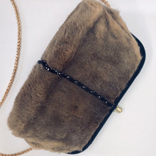 Load image into Gallery viewer, Vintage 1950’s Fur Clutch/ Cross-body
