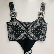 Load image into Gallery viewer, Buckled Bandana Underbust Made-to-Order
