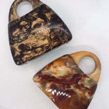 Load image into Gallery viewer, Vintage Mid-Century Marbled Lucite Mini Bag
