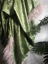 Load image into Gallery viewer, Green Feather Caftan
