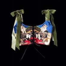 Charger l&#39;image dans la galerie, Upcycled Mirrored Kitty Corset

