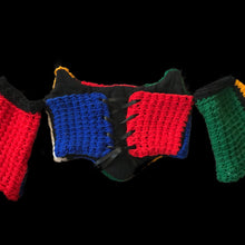 将图片加载到图库查看器，Color Block Knit Crochet Corset
