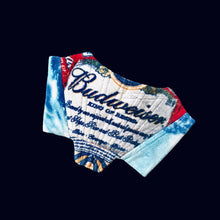 Load image into Gallery viewer, Upcycled Budweiser Beach Towel Corset
