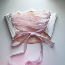 Cargar imagen en el visor de la galería, Strapless Silk Shell Corset
