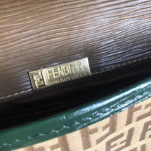 将图片加载到图库查看器，Vintage Fendi Coated Monogram Bag
